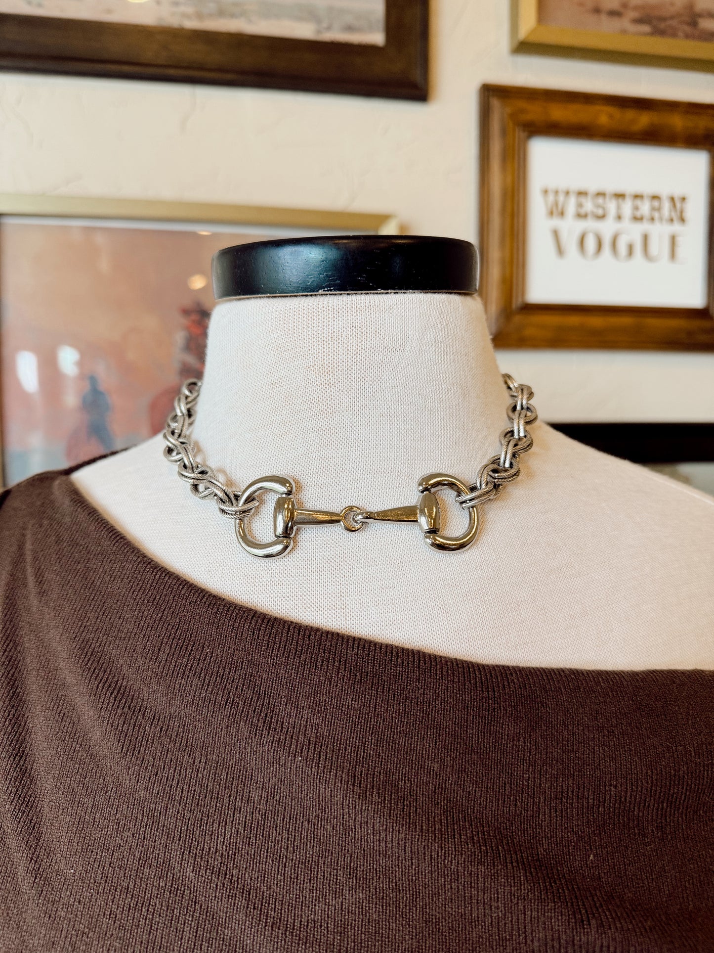 The Horse Bit Chain Necklace