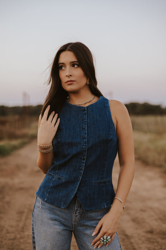 The Dax Denim Top