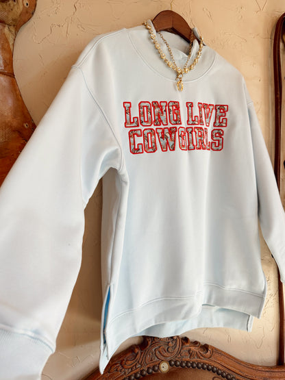 The Long Live Cowgirls Mock Neck Sweatshirt