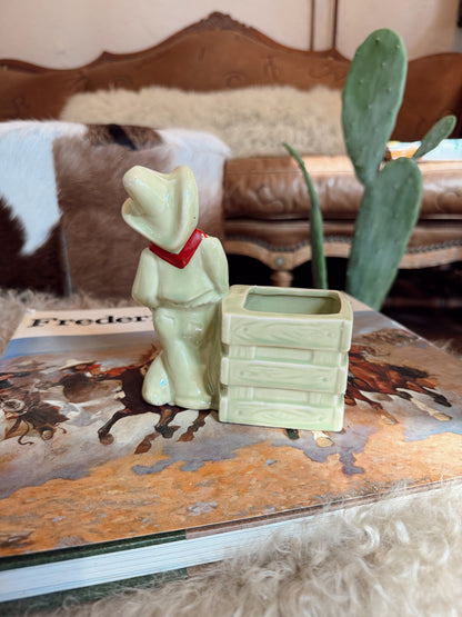 Green Cowboy Mccoy Statue