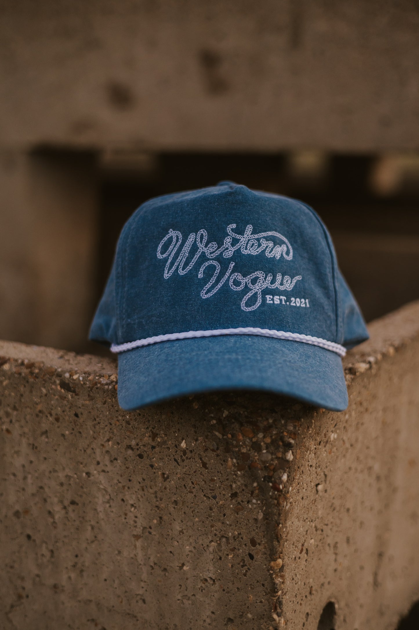 The Denim Western Vogue Baseball Cap