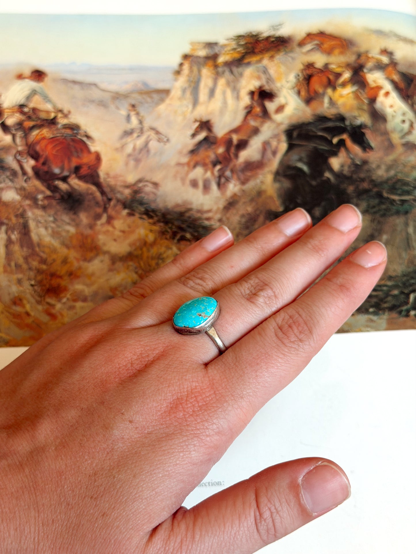 The Kingman Turquoise Ring