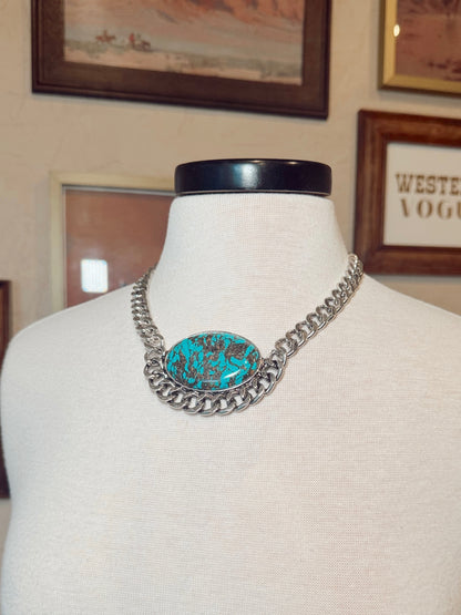 The Chunky Turquoise Stone Necklace