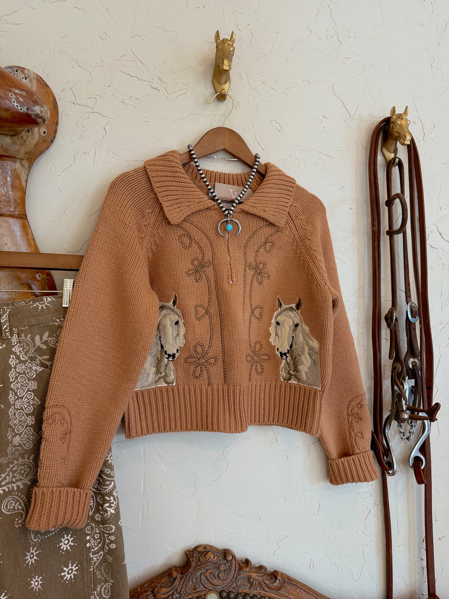 The Palomino Embroidered Sweater