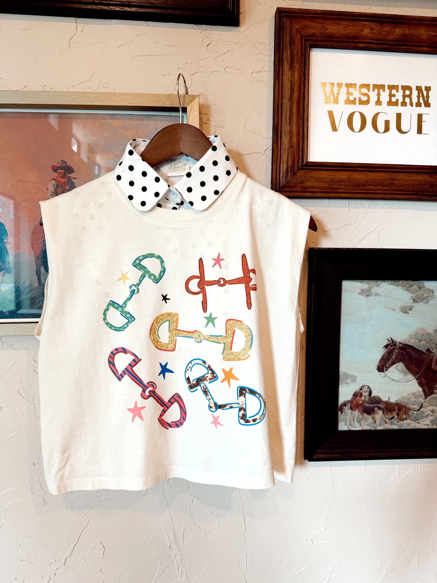 The Bold Horse Bit Muscle Tee