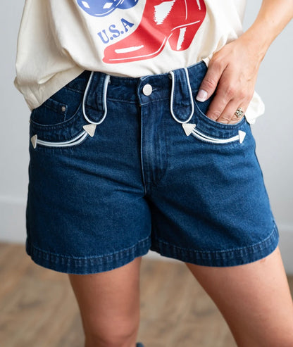 The Abilene Denim Shorts