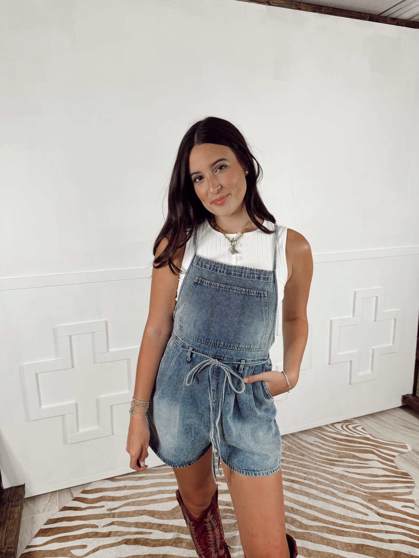 The Durango Denim Romper