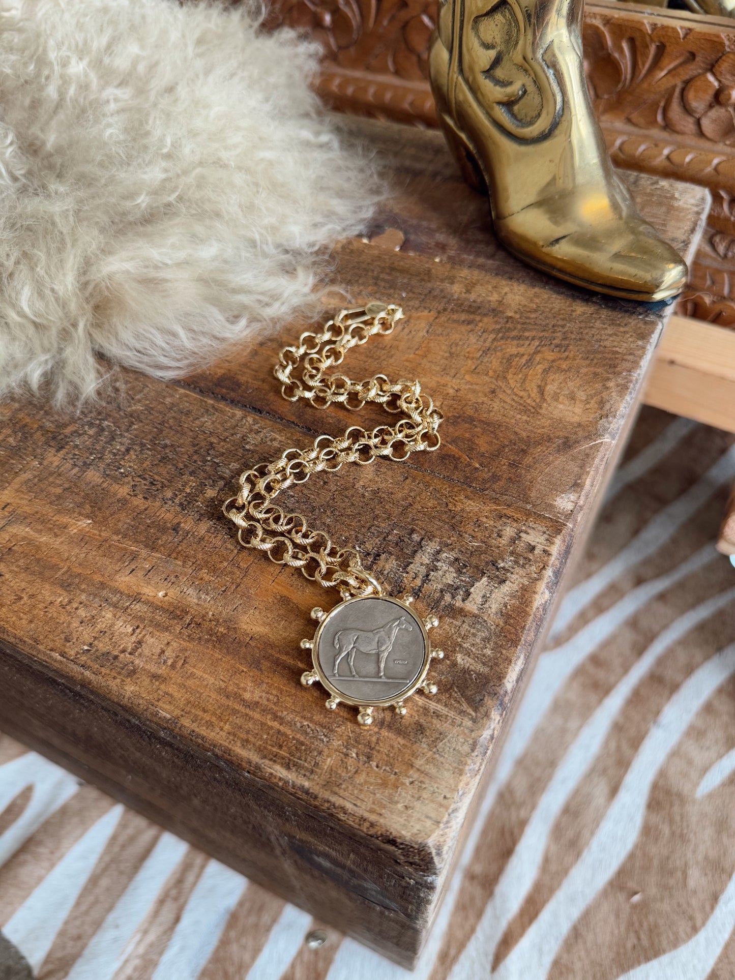 The Cowpony Coin Necklace