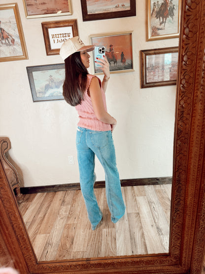 The Sawyer Top in Pink