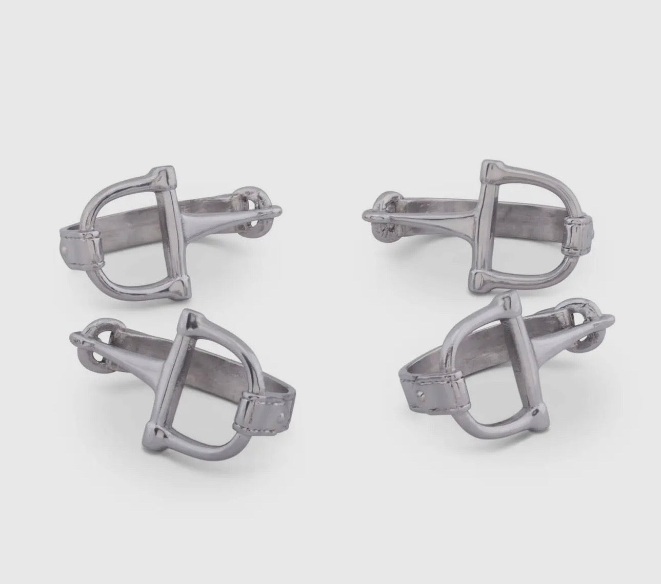 The Horse Bit Napkin Ring Set
