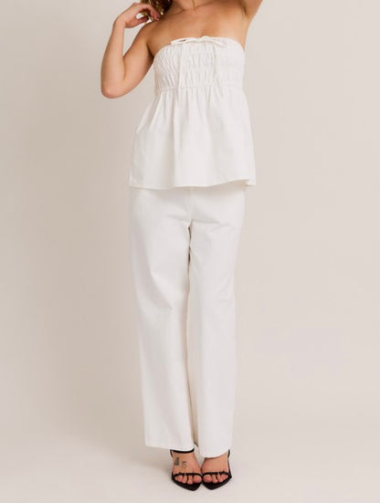 The Banning Denim Pant Set