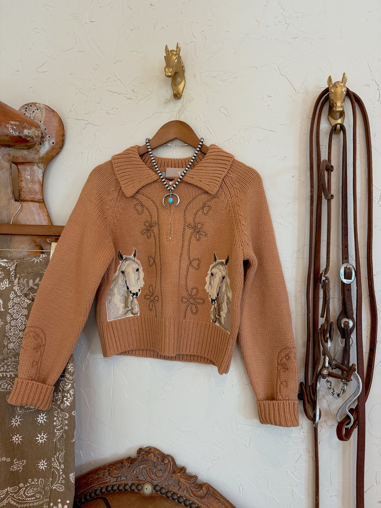 The Palomino Embroidered Sweater