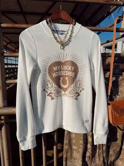 The My Lucky Horseshoe Thermal Top