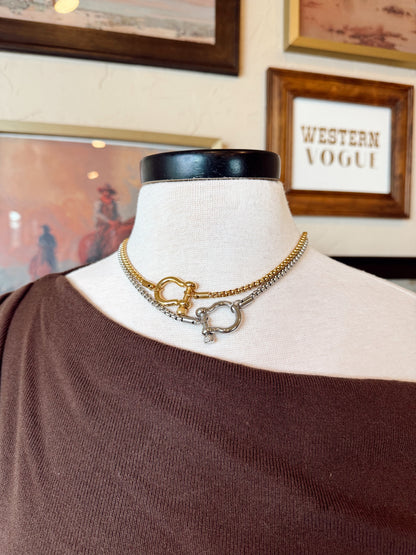 The Colt Necklace {GOLD + SILVER}