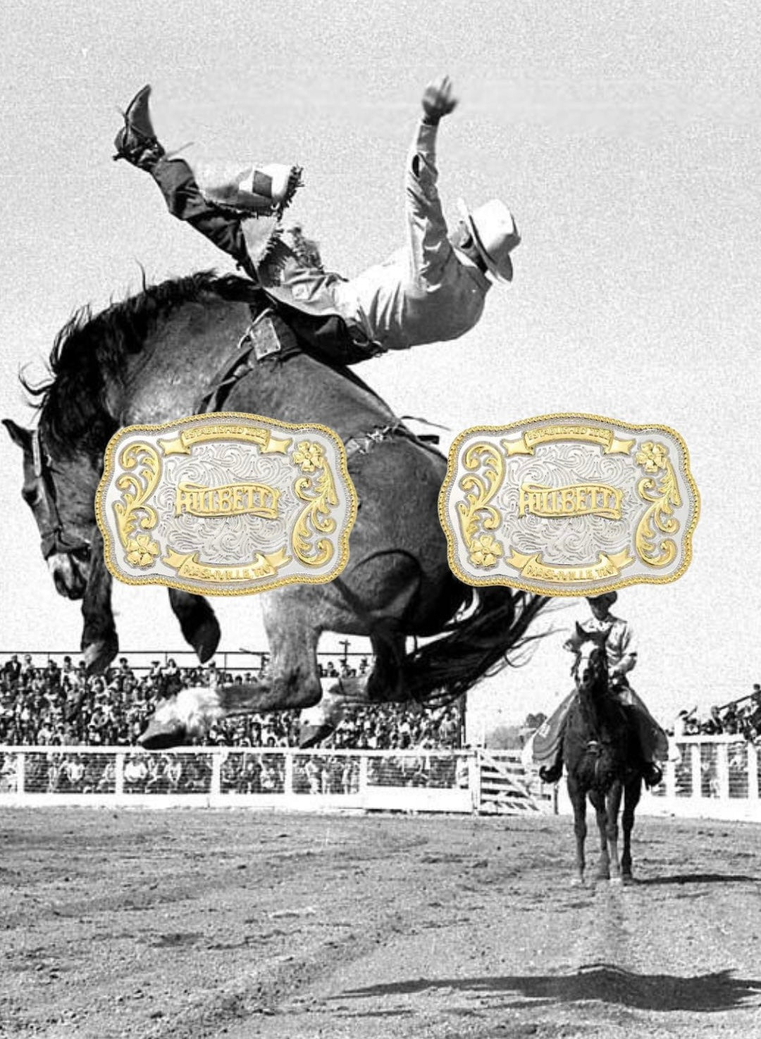 The Mini Rodeo Betty Buckle Earrings