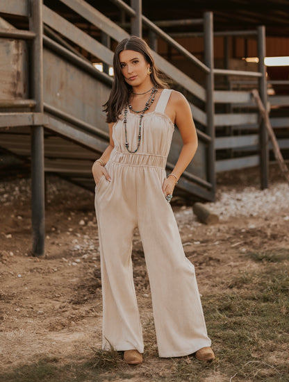 The Sierra Suede Jumpsuit