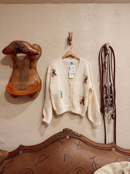The Roping Cowboy Cardigan