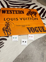Load image into Gallery viewer, The Single Stone Stud Earrings
