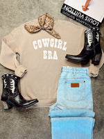 Load image into Gallery viewer, The Cowgirl Era Sweatshirt in Tan
