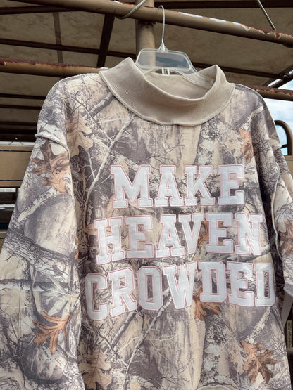 The Make Heaven Crowded Mock Neck Sweatshirt