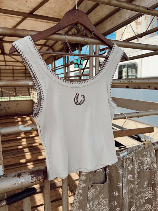 The Taupe Horseshoe Tank