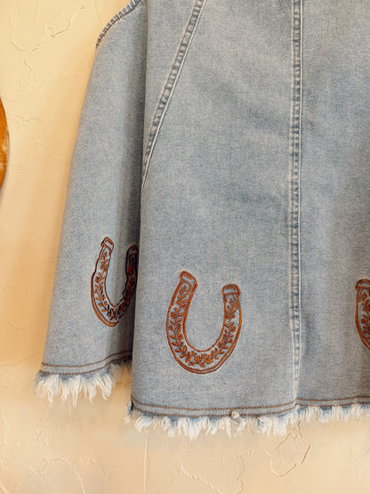 The Dennie Denim Top