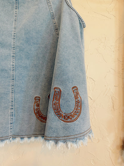 The Dennie Denim Top