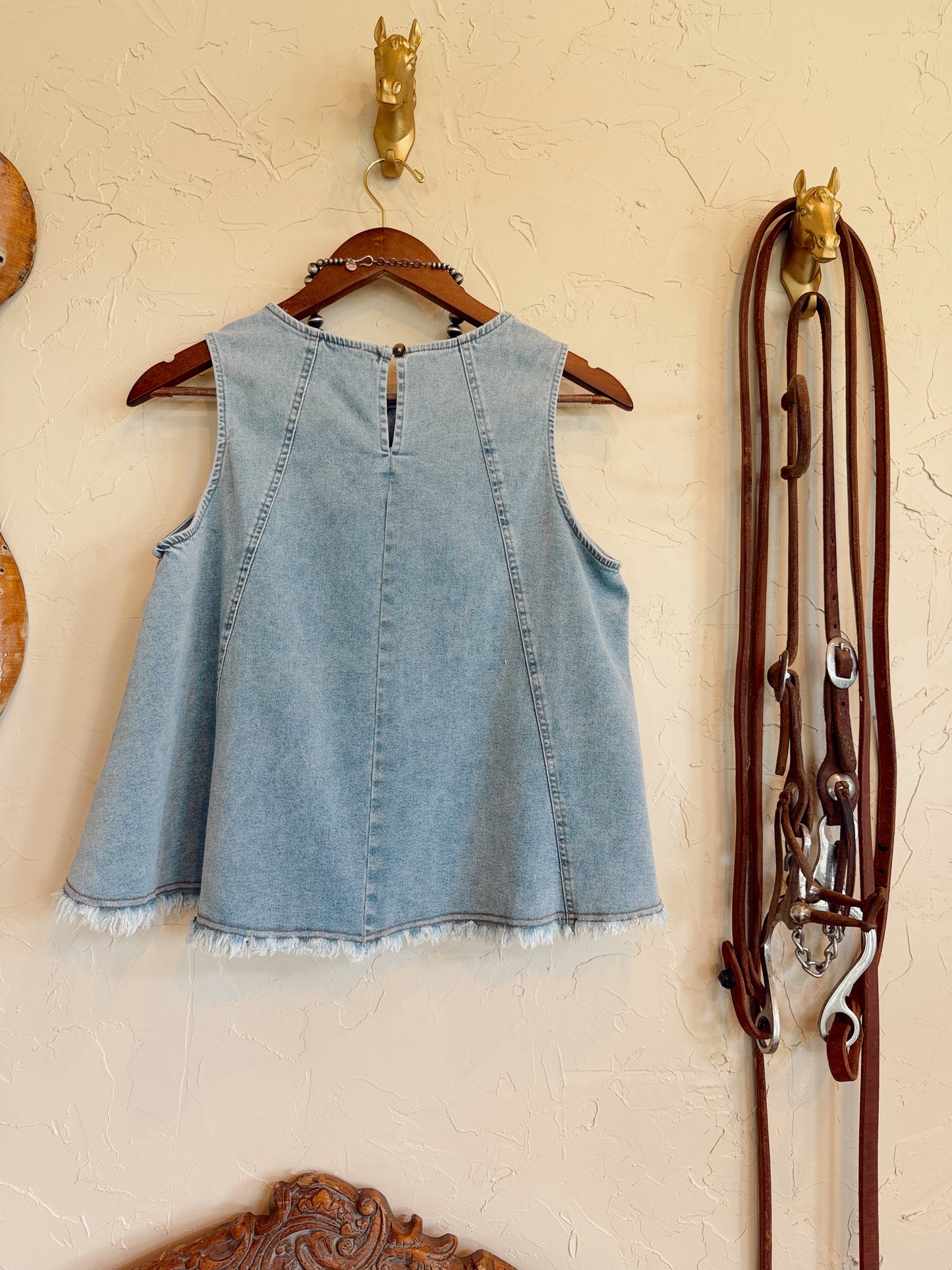 The Dennie Denim Top
