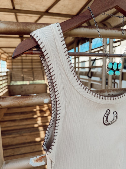 The Taupe Horseshoe Tank