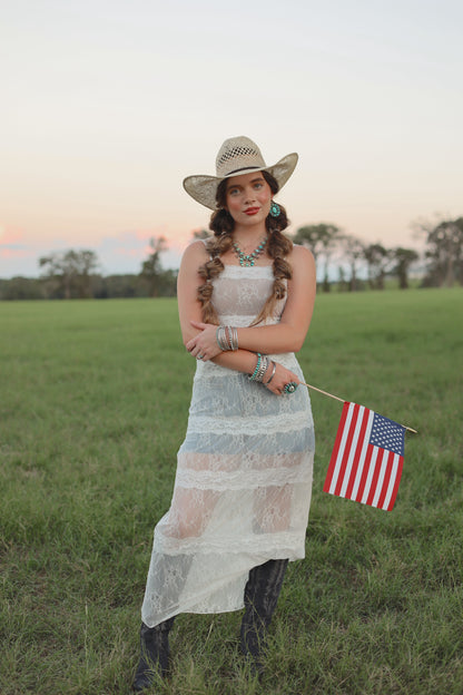 The Lorna Lace Maxi Dress