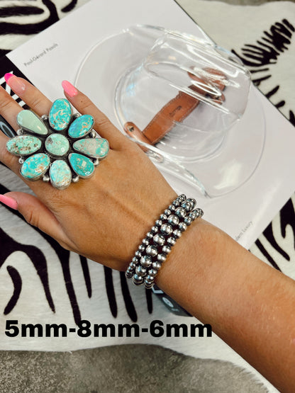 The Multi Strand Navajo Pearl Bracelet