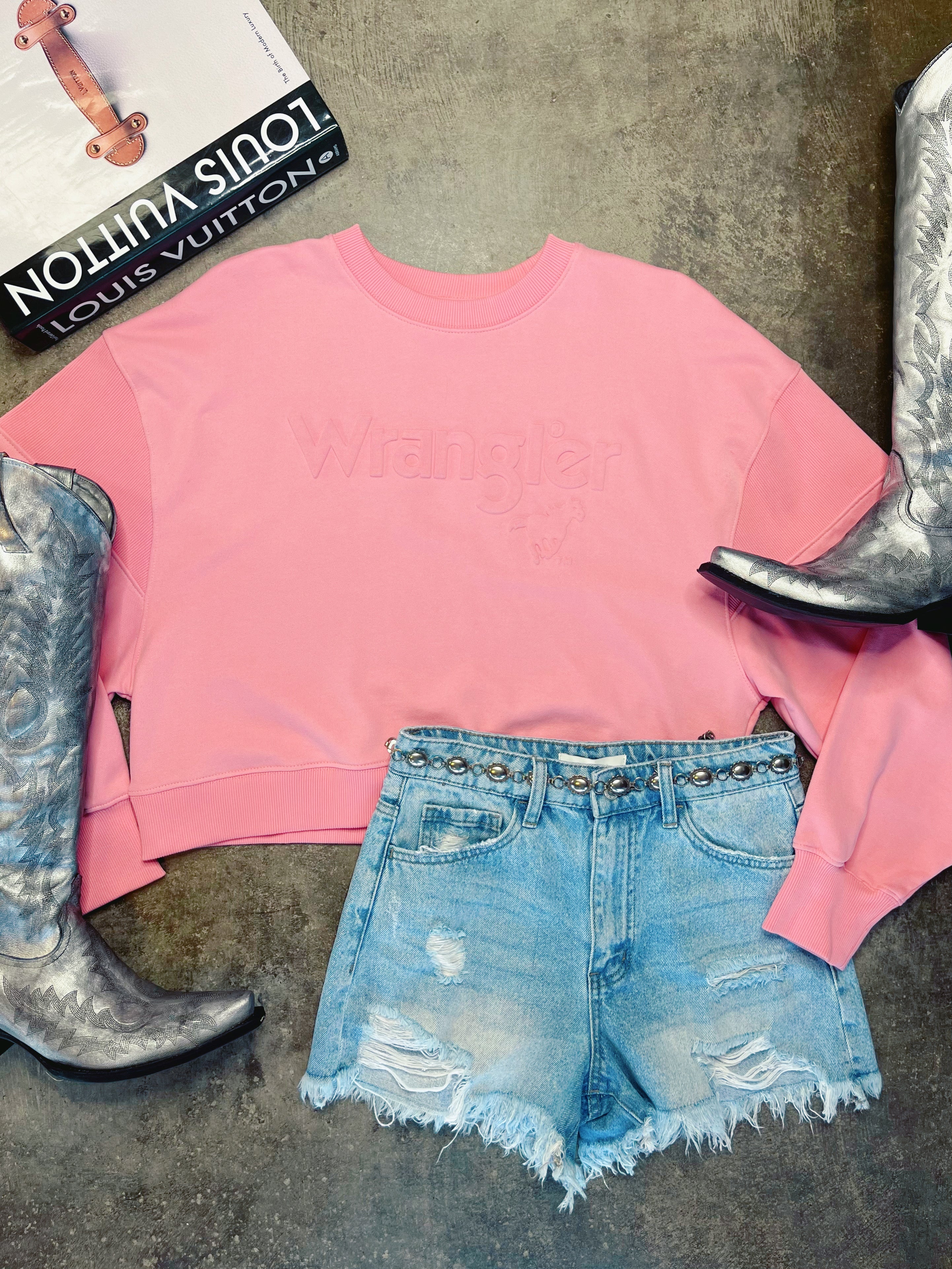 The Wrangler Puffy Crew Sweatshirt
