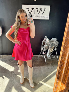 The Scarlett Dress in Pink