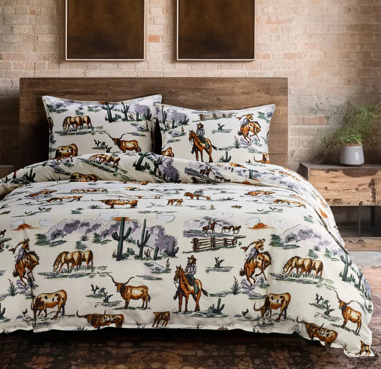 The Ranch Life Reversible Comforter Set