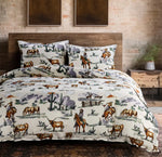 Load image into Gallery viewer, The Ranch Life Reversible Comforter Set
