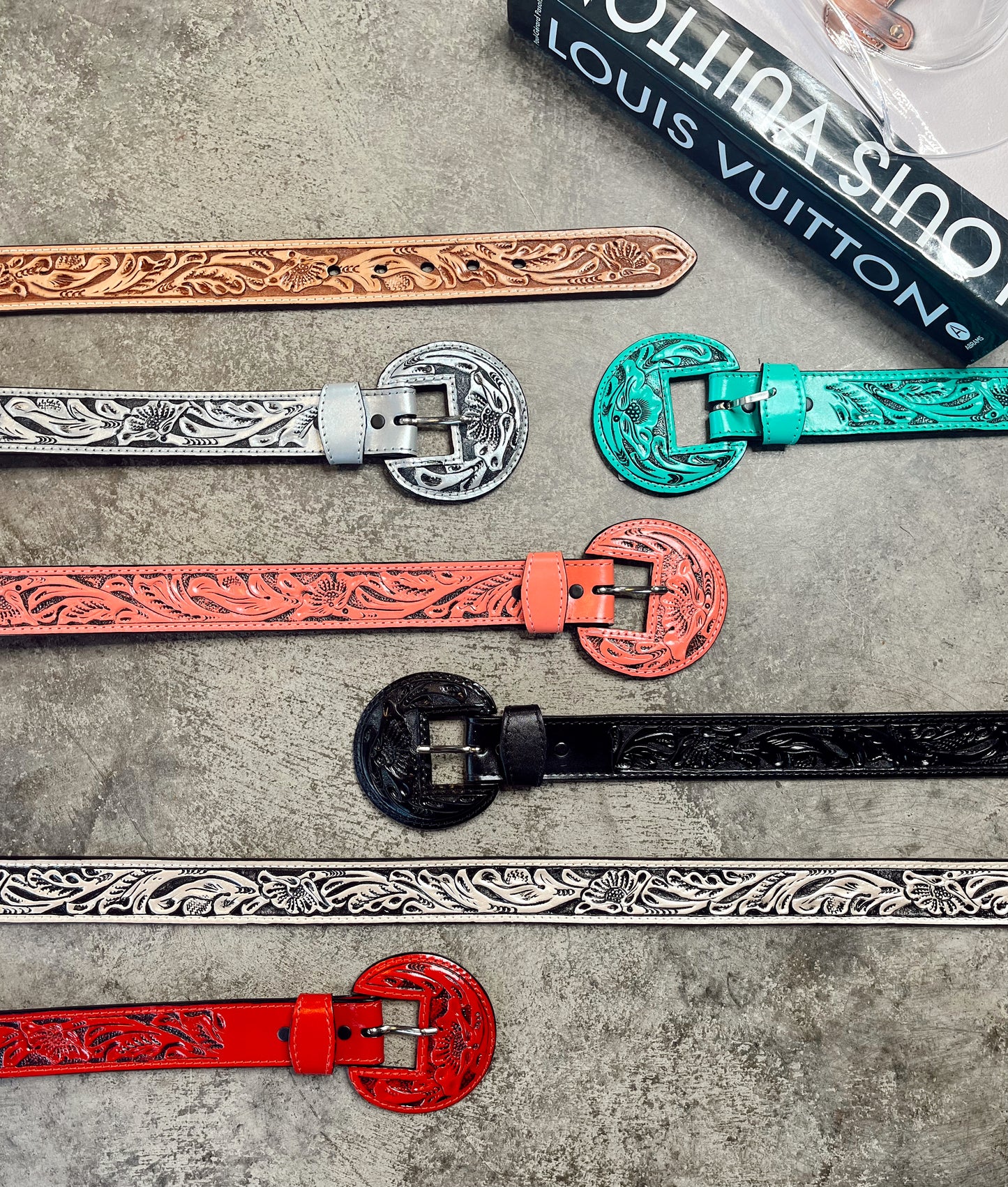 The Beverly Tooled Belt