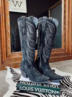 Load image into Gallery viewer, The Ariat Black Suede Laramie Boots
