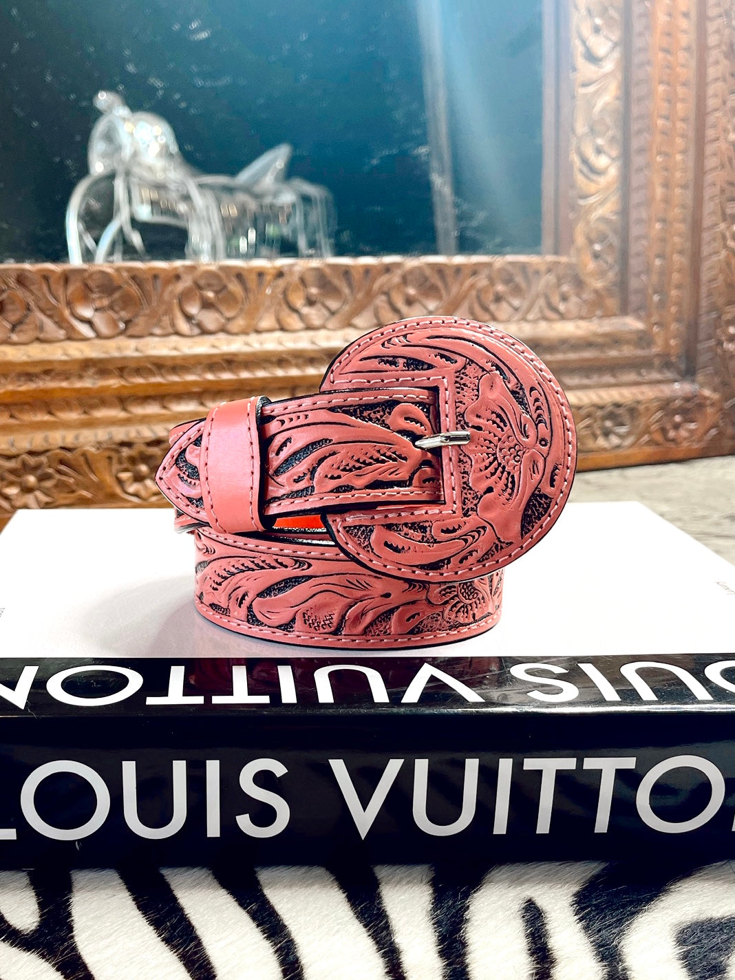 Shop Louis Vuitton MONOGRAM Men's Pink Belts