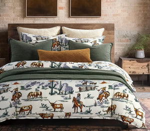 The Ranch Life Reversible Comforter Set