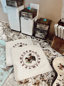 The Bronc Pot Holder Set