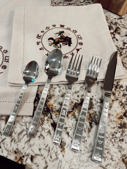 The 20 Piece Branded Flatware