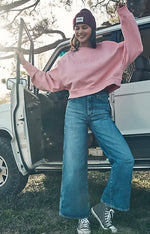 Load image into Gallery viewer, The Wrangler Puffy Crew Sweatshirt
