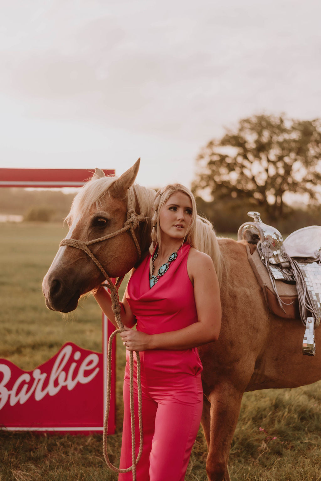 The Cortez Jumpsuit in Pink