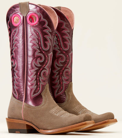 The Ariat Smokey Futurity Roughout Boots