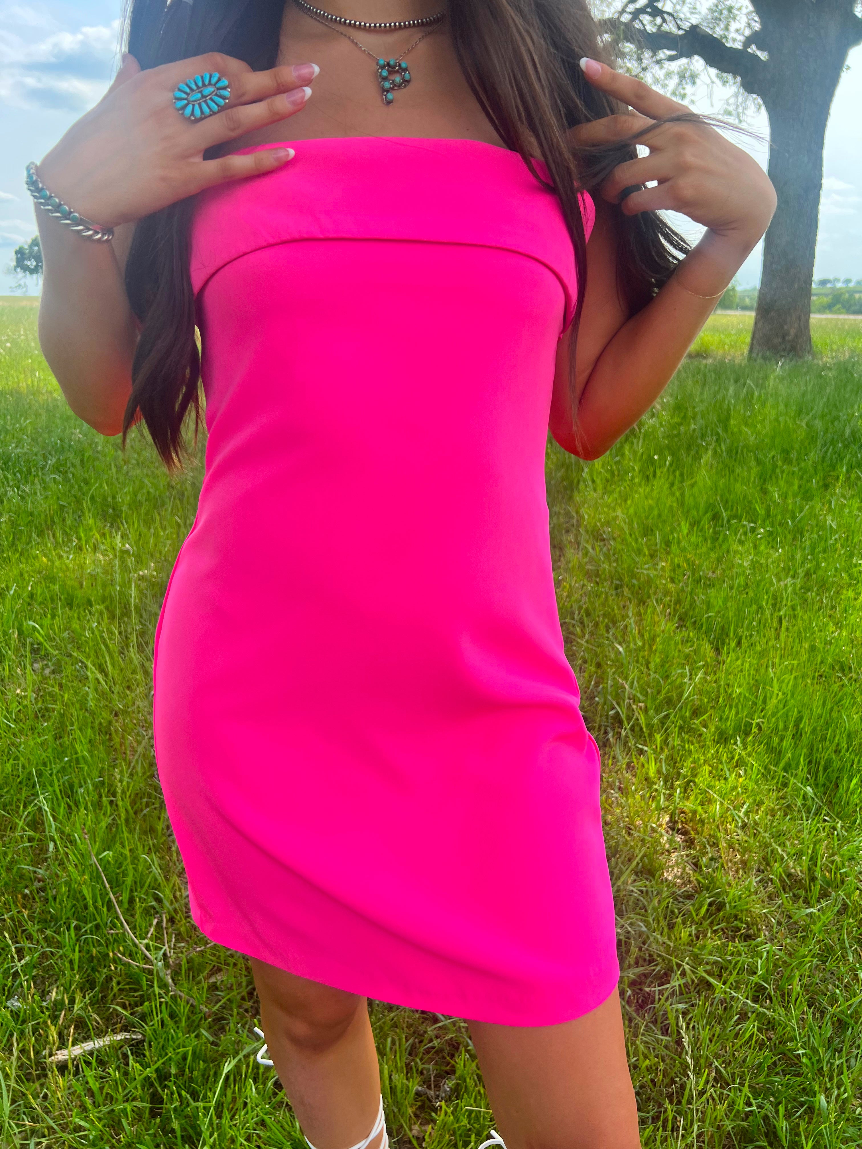 The Savage Dress in Pink