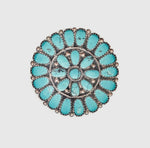 Load image into Gallery viewer, The Turquoise Cluster Dessert Plate
