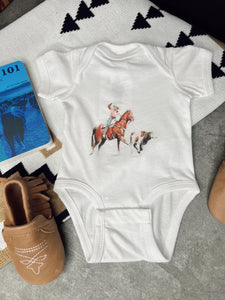 The Steer Roper Onesie