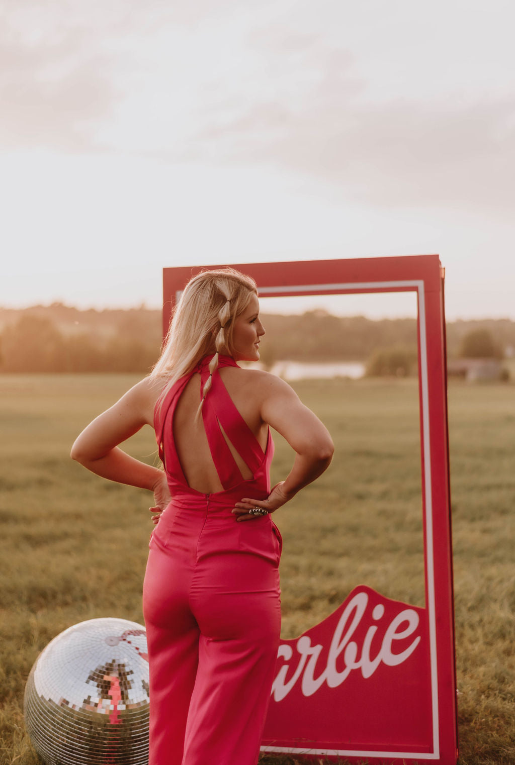 The Cortez Jumpsuit in Pink