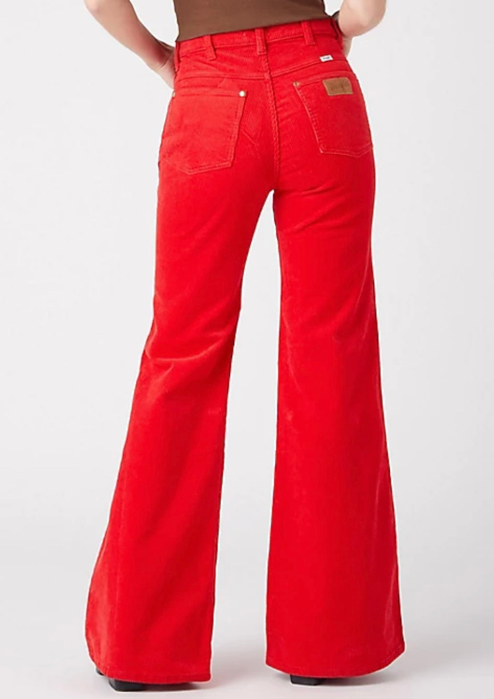 The Wrangler Wanderer 622 Formula Red Flares – Western Vogue Boutique