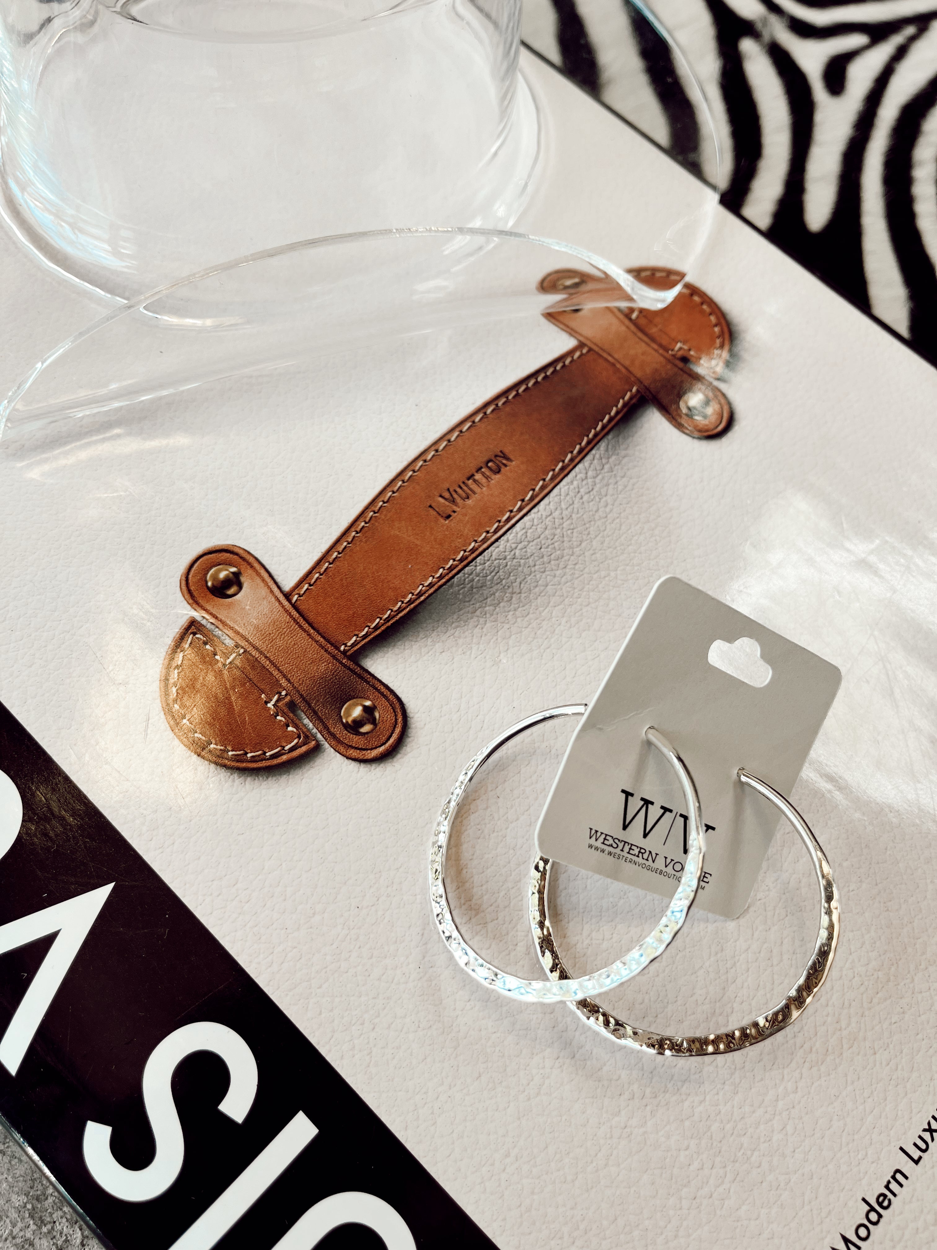 The Sterling Hammered Hoops